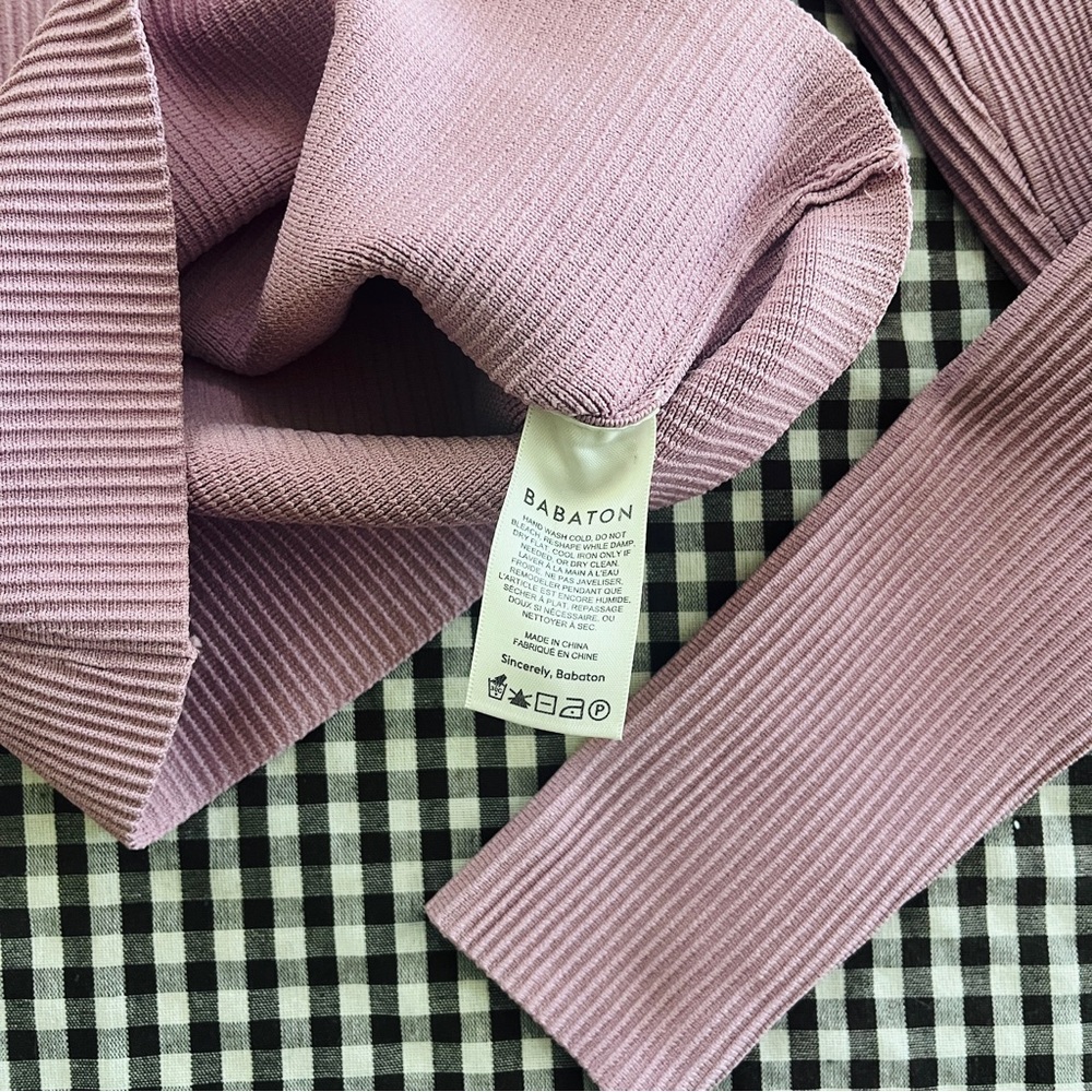 Babaton Aritzia Sculpt Knit Sweetheart Long Sleeve XS - Picture 12 of 13